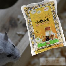 모아터 건강혼합사료 600G 햄스터사료 다람쥐사료, 1개