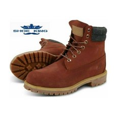 Timberland Men's Premium 6" Inch Waterproof Nubuck Leather Boots A1UVX