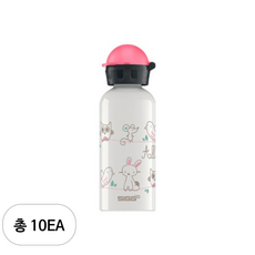 지그 키즈 워터 보틀, 올 마이 프렌즈, 400ml, 10세트