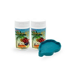 그로비타 소라게 SET 사료 60g 2개 + 먹이그릇 청색