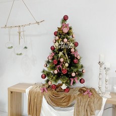 비솜 로맨틱 크리스마스 고급파인트리120cm세트(미리내전구 200P 포함 지네전구), 단품