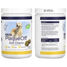 프로덴플라그오프 소프트츄 대형견용 반려견 강아지 치석제거제 프라그오프 PlaqueOff/해외직구 미국정품, 1개