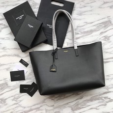 YSL 가죽 빅 쇼퍼백 394194 블랙