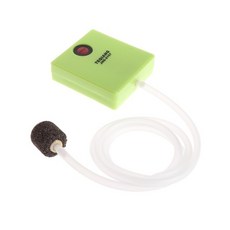 1 pc 미니 탱크 수족관 산소 펌프 건전지 작동 물고기 탱크 공기 펌프 aerator 산소 공기 돌, 01 as shown_01 one size