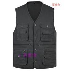 남자조끼 면조끼 남성순면 카디건 포켓