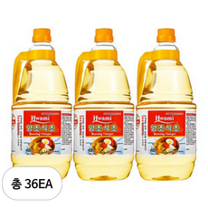 백앤 화미 양조식초, 1.8L, 36개