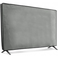 49-50" TV용 kwm모바일 더스트 커버 - 평판 스크린 TV용 패브릭 TV 디스플레이 보호기 - 라이트 그레이, 단일상품