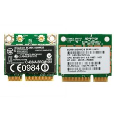 하프 미니 PCI-E 802.11N WiFi 카드 Bluetooth 호환 BCM94313HMGB 600370-001