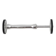 FWT Brompton Silver 용 접이식 자전거 Easy Wheel Extension Rod, 은, 알루미늄 합금