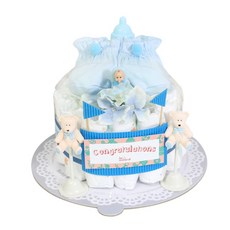 베이비베이커리목마오르골과우드토이친구들1단기저귀케익백일