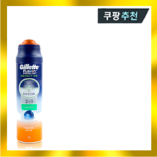 질레트 퓨전 프로글라이드 쉐이빙젤 면도크림 170ml 1개