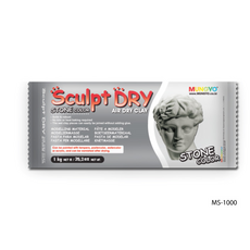 문교 스컬트드라이/Sculpt Dry/1kg 백색/살구/황토, 황토