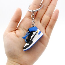 농구공키링 패션 3D 농구 신발 키 체인 재미있는 운동화 열쇠 고리 남자 손가락 스케이트 보드 미니 모델 자동차 펜던트, 한개옵션1, [32] 33
