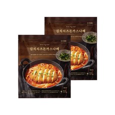 일상적미식 김치치즈돈까스나베, 2개, 550g