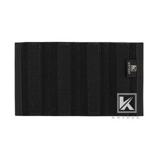 KRYDEX Spiritus Style Quadruple Magazine Insert Pouch For Sub Holster Glock MP5 MP7 7.25 4Elastic B, BK