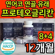 울트라 프로테오글리칸 연어코 콘드로이친 식약처 식약청 해썹 인정 인증 연어코연골 유래 추출물 비변성 2형 콜라겐 프리테오글리칸 프로테오클리칸 콘도로이친 콘드레이친 콘드로친 콘드리친, 12개, 60정