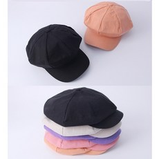 트릴리온브로 린넨 뉴스 보이캡 빵모자 베레모 여자빵모자
