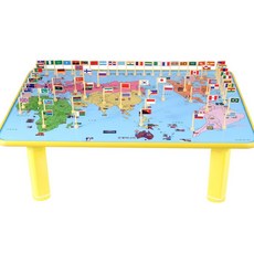 몬테소리 세계지도공부상(48x60cm)자석국기68국가깃발 장난감, 1set, 68개입