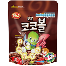 포스트 오곡 코코볼 시리얼, 1kg, 6개