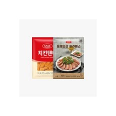 사세 치킨텐더 1kg 1봉 + 훈제오리 슬라이스 800g 1봉, 1개