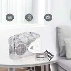 휴대용 카세트 테이프 플레이어 AM FM 라디오 음악 워크맨
