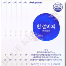 환절비책 600mg x 30정 x 6박스 6개월분 삼백초 퀘르세틴