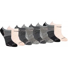 Saucony Women 's Performance Super Lite Athletic No-Show Socks Running Pink Assorted (8 Pairs) S