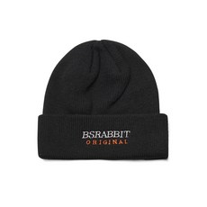 비에스래빗 2324 BSRABBIT BSRABBIT LOGO BEANIE BLACK 스노우보드 비니