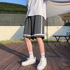남자실크반바지