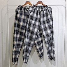 남자체크바지