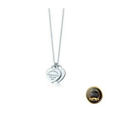 [해외]명품티파니앤코목걸이 Tiffany return to double heart tag necklace silver 925