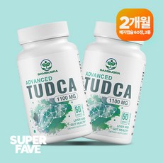 Sambugra TUDCA 투드카 타우린 우르소데옥시콜산 1100mg 60캡슐 2통, 1개, 120정