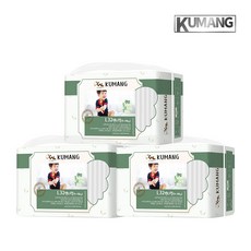 쿠망 슈퍼 울트라 씬 팬티 4단계 기저귀 L 대형 32매 팬티형, 3팩