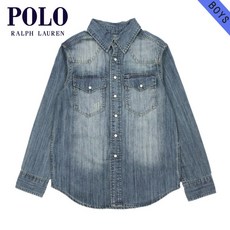 폴로 랄프 로렌 키즈 셔츠 소년 아동복 정품 POLO RALPH LAUREN CHILDREN 긴 소매 셔츠 DENIM SHIRT D20S