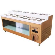 훠궈집 소스바 반찬 토핑 무한리필 샐러드바 과일 야채, 1.8m냉동모델180x82x92cm공식표준