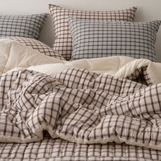 빈티지체크이불