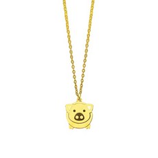 24k 순금 돼지 목걸이 3.75g