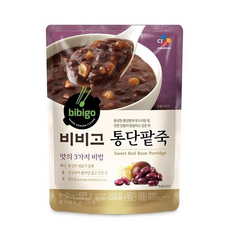 비비고 통단팥죽 450g, 4개