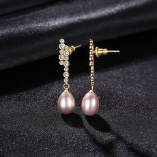 롱담수진주귀걸이