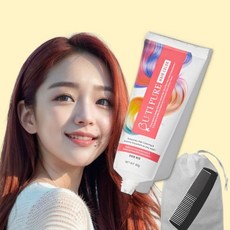 1300K 원데이 헤어컬러 일회용 헤어염색약, 레드