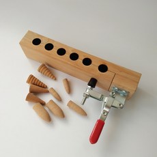 인센스 콘 몰드 금형 제조기 틀 수제향 만들기 도구, 7 쑥 향철 케이스 70알, 1개