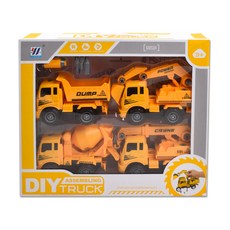 캐보트3in1풀백자동차장난감(+합체가능한오토바이2개포함)작동완구