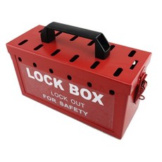 락아웃 박스 Portable Metal Lock Box LOTO, 1개