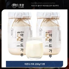 푸장 아몬드 분말 영양 아침 식사 선식, 2개, 200g