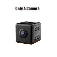 미니 홈 카메라 실내 보안 무선 소형 야외 와이파이 애완 동물 카메라 업그레이드 된 1080P 작은 보모 야, 1개, 1) No memory card