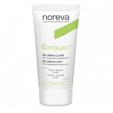 NOREVA 노레바 엑스폴리악 틴티드 BB 크림 클레어 30ml 안티 임퍼펙션 트리트먼트 라이트 컬러 메이크업, 1개