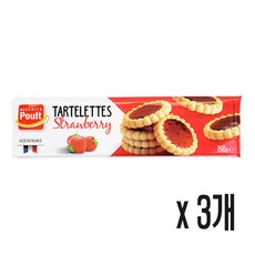 폴트 딸기 타르트, 150g, 3개