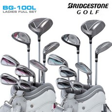 브리지스톤 BG-100L 여성 그라파이트 핑크 8개 풀세트 2022년병행AS보증클럽세트만, BG-100L 핑크 8개풀세트, 클럽세트만, BG-100L 핑크 8개풀세트:클럽세트만