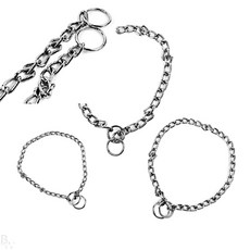 애견 초크 체인 목줄 강아지목줄초크체인 튼튼한목줄 산책 강아지초크체인, 2.0mm x 40cm, 1개