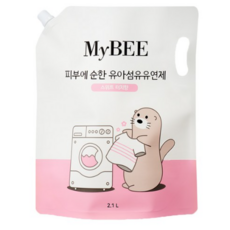 마이비 피부에순한 유아섬유유연제 스위트터치 리필, 1개, 2.1L